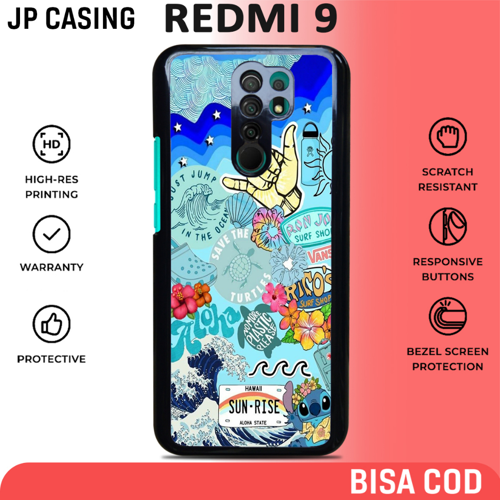 case redmi 9 terbaru aesthetic motif aesthetic stiker keren casing hp mewah bahan softcase hardcase 