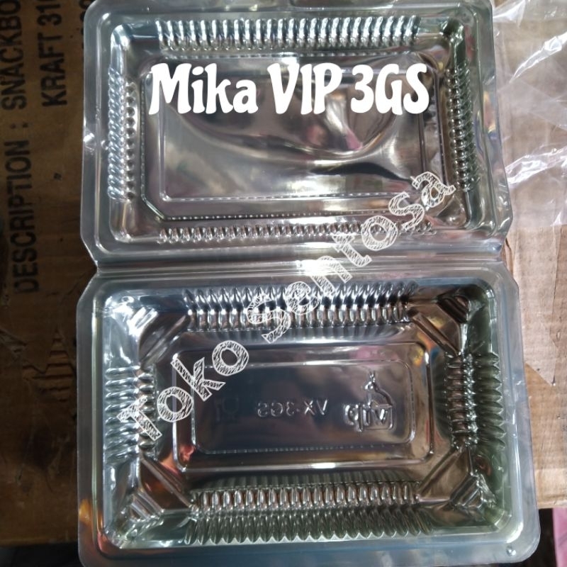 (ECER 10pcs) Mika Bening Transparan / Mika Kue VIP VX 3GS
