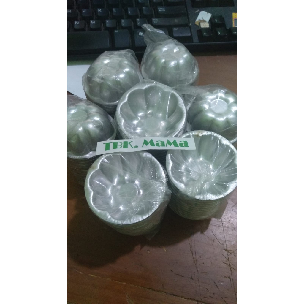 LOYANG CETAKAN KUE PUDDING BENTUK MANGGIS ( 6 Buah )