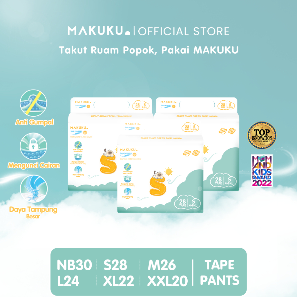 MAKUKU SAP DIAPERS S