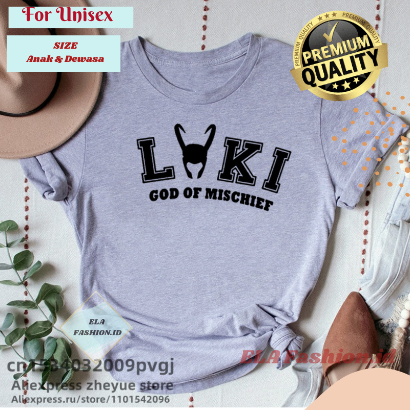 kaos Loki God Of Mischief Kaus Loki Pahlawan