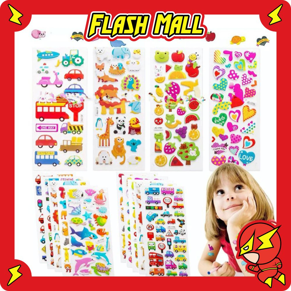 

FLASHmall Stiker Anak 3D Timbul S057