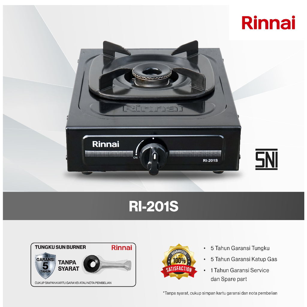 Kompor Rinnai 1 tungku Ri201S Ri 201S 201 S