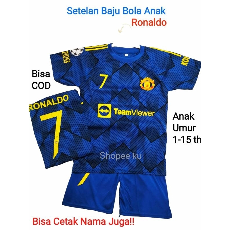SETELAN BAJU BOLA ANAK FUTSAL/JERSEI BOLA/COD/TERMURAH