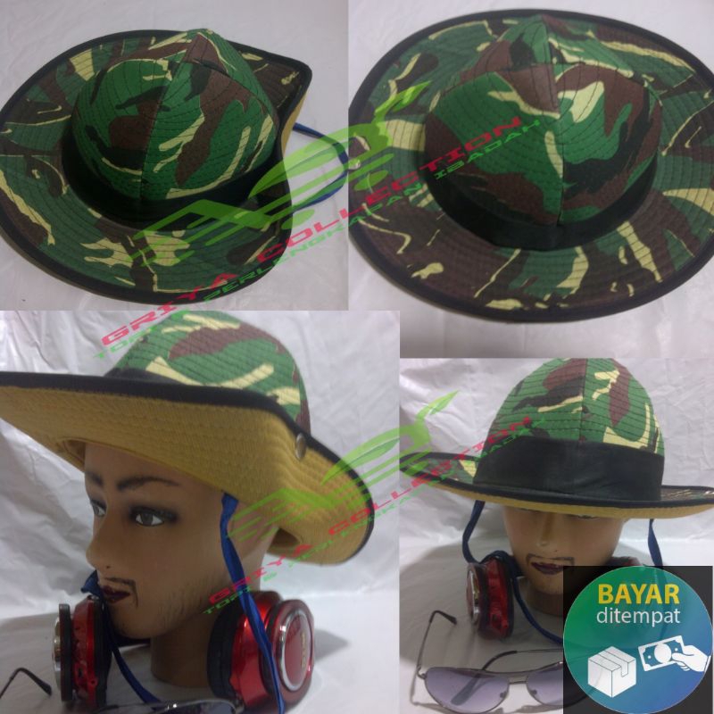 Topi Petani Topi Lebar Topi Sawah Topi Anti Matahari Topi Tudung Topi Mancing Topi Loreng Lebar Topi