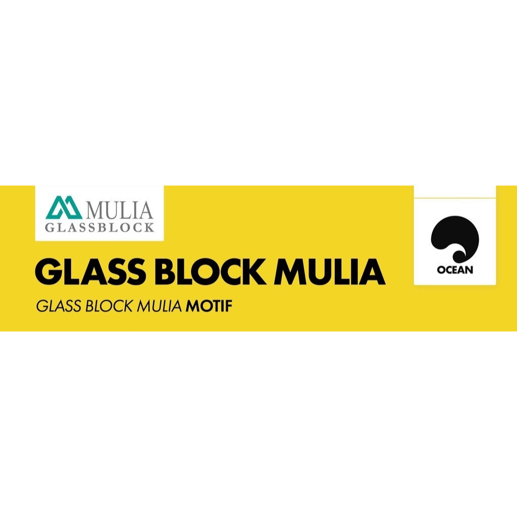 GLASS BLOCK DINDING MULIA / GLASS BLOK KACA RUMAH 1 DUS (6 BUAH)