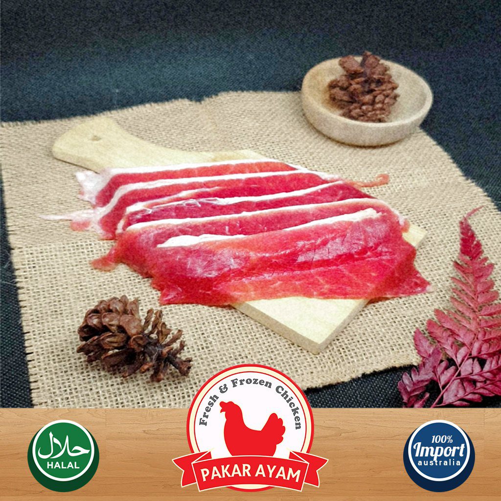 

Daging Sapi Slice Tipis Kemasan 250gr. Untuk Teriyaki & Yakiniku