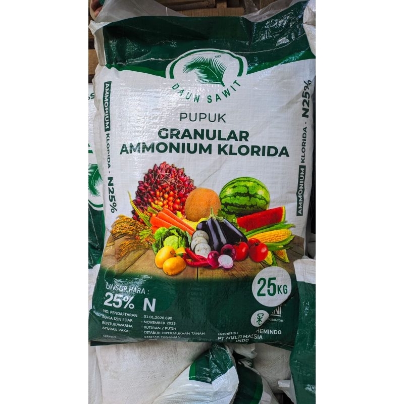 Pupuk Urea Daun Sawit 25kg Granul Original