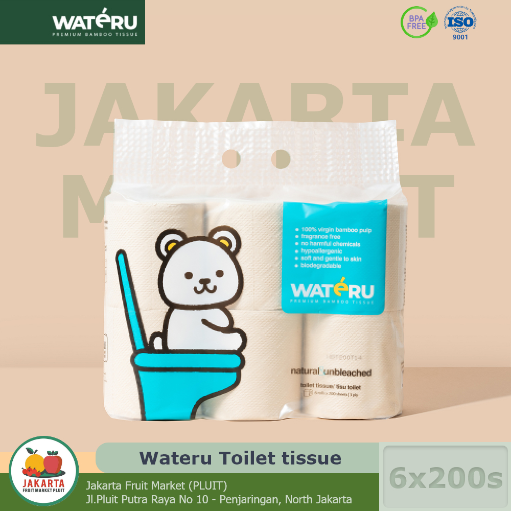 Wateru Toilet tissue bamboo / tisu bambu