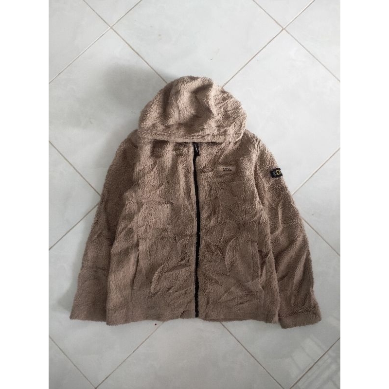 Zipper Hoodie National Geographic Sherpa Luar
