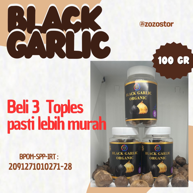 

Black Garlic Beli 3 lebih Hemat | Bawang Hitam | Bawang Lanang | Bawang Solo | Bawang Tunggal | Solo Garlic | black garlic organic.