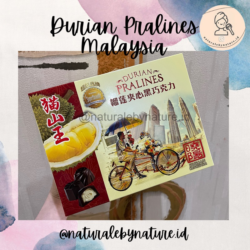 

READY STOCK Chocolate Durian Pralines 150g Malaysia Martin Yan Snack Impor Malaysia