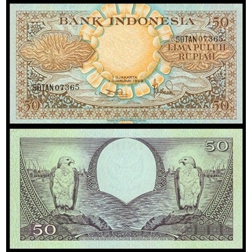 Uang Kuno INDONESIA 50 Rupiah 1959