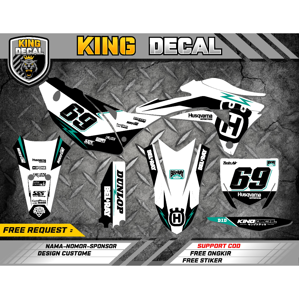 DECAL STICKER KLX GORDON FULL BODY / DECAL GORDON / DECAL STIKER VARIASI KLX GORDON 89