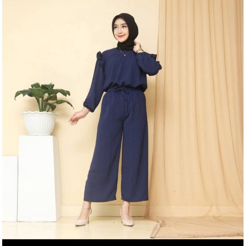 ONESET RUBY CRINKLE AIRFLOW // SETELAN RUBY MUSLIMAH