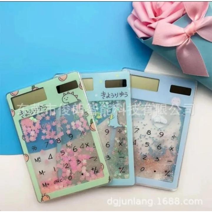 

Kalkulator Transparan Kekinian Touchscreen Surya Anak Sekolah ATK