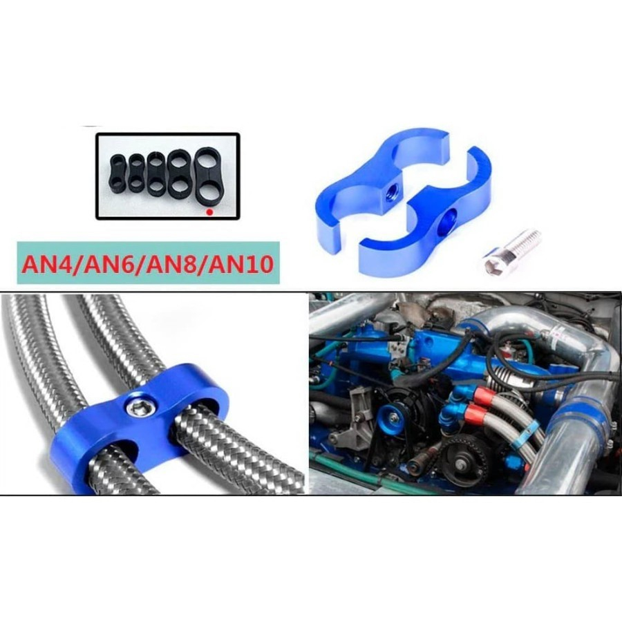 SELANG BRAIDED CLAMP KLEM AN8 DAN AN10