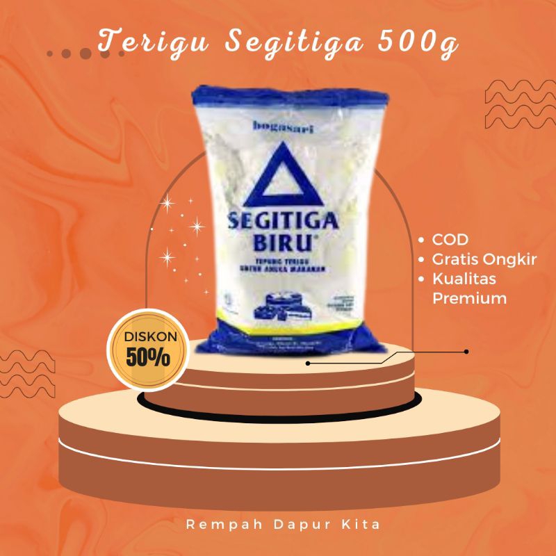 

TEPUNG TERIGU SEGI TIGA 500g