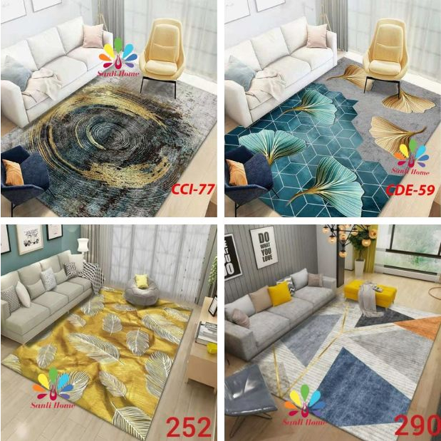 Karpet Lantai Eropa Import Polyester 200x270cm