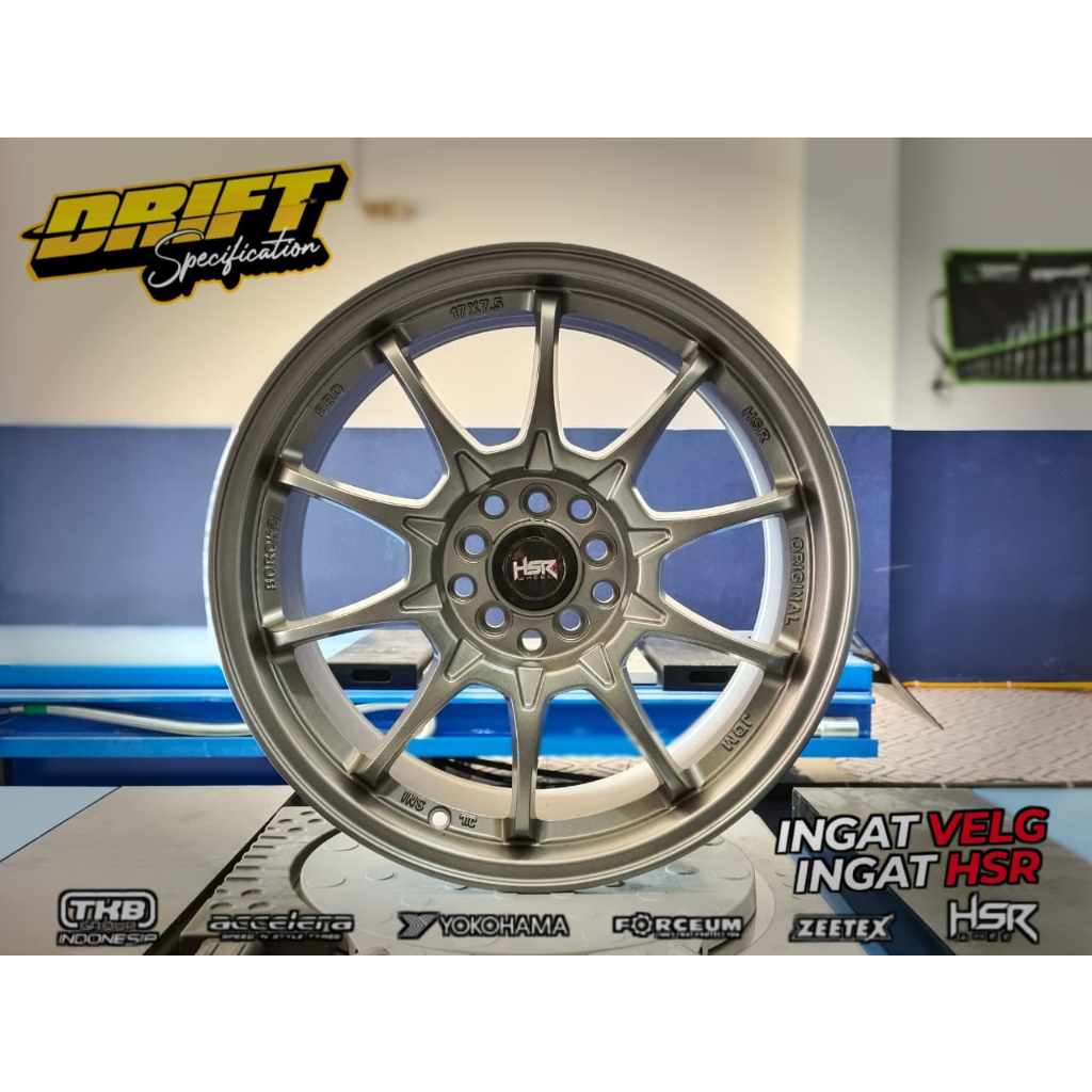 Velg Mobil Innova Avanza Xenia Rush Velg HSR Ring 17x7,5 Lubang 5x100 - 114,3