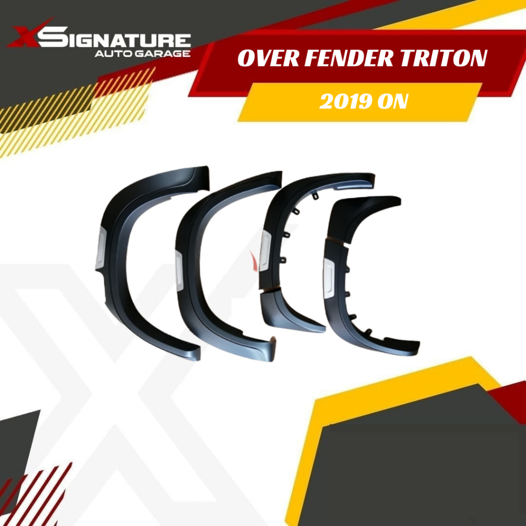 OVER FENDER / FENDER FLARE IMPORT TRITON L200 IMPORT 2019 ON