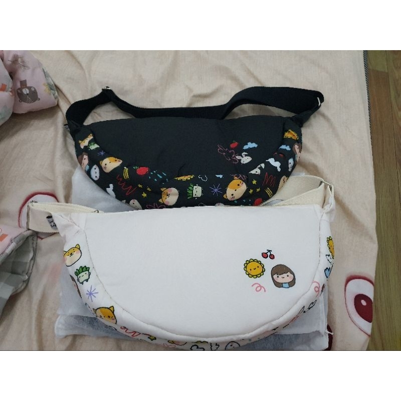 moon bag sally piper small white