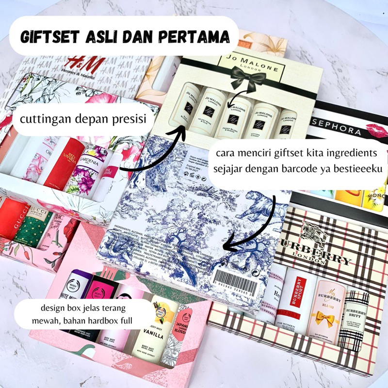 PARFUM BRANDED GIFT SET 1BOX ISI 5-1