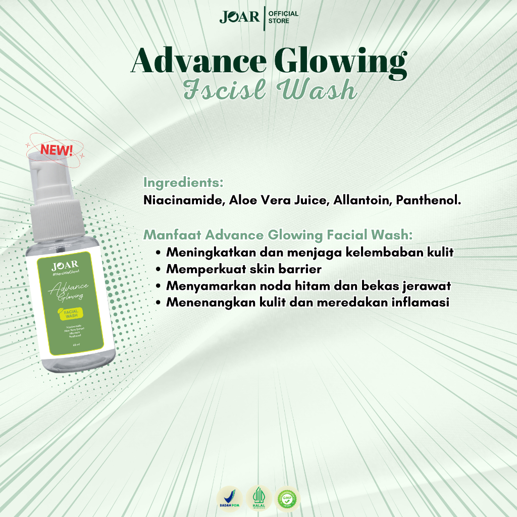 Advance Fecial Wash - 60ml By Joarskincare