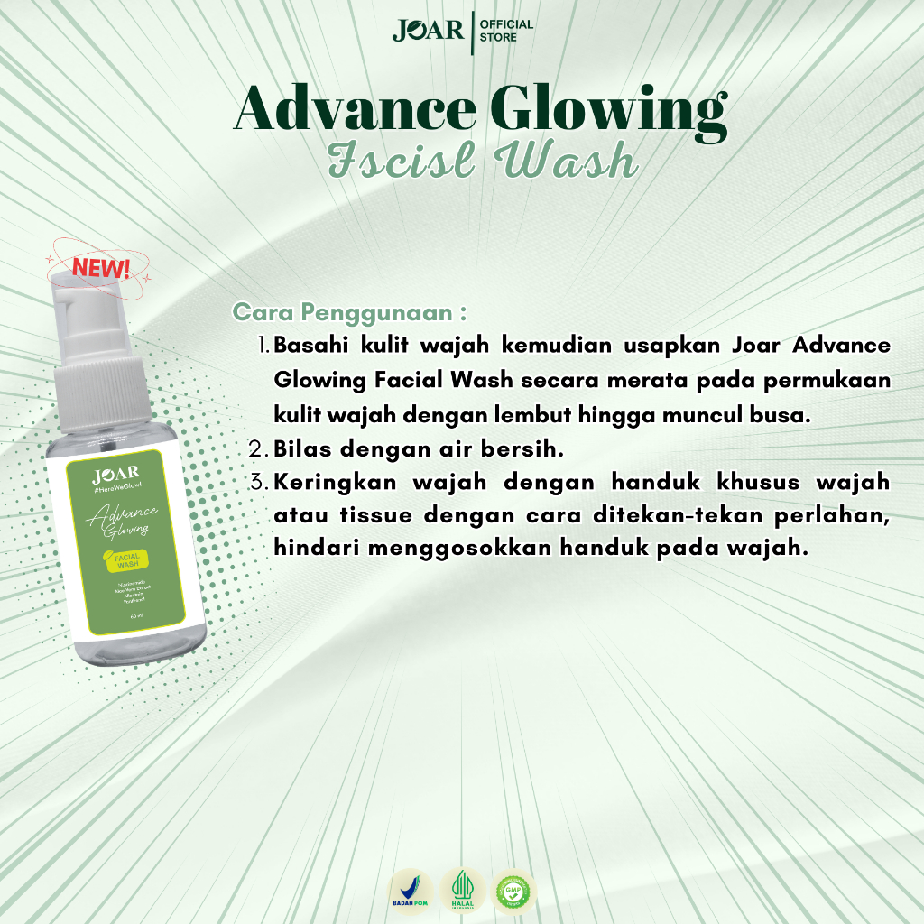 Advance Fecial Wash - 60ml By Joarskincare