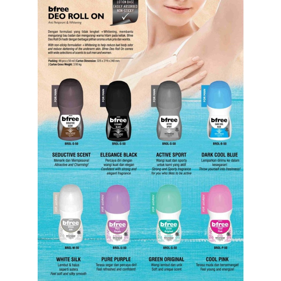 BFREE Deodorant roll on 50gr