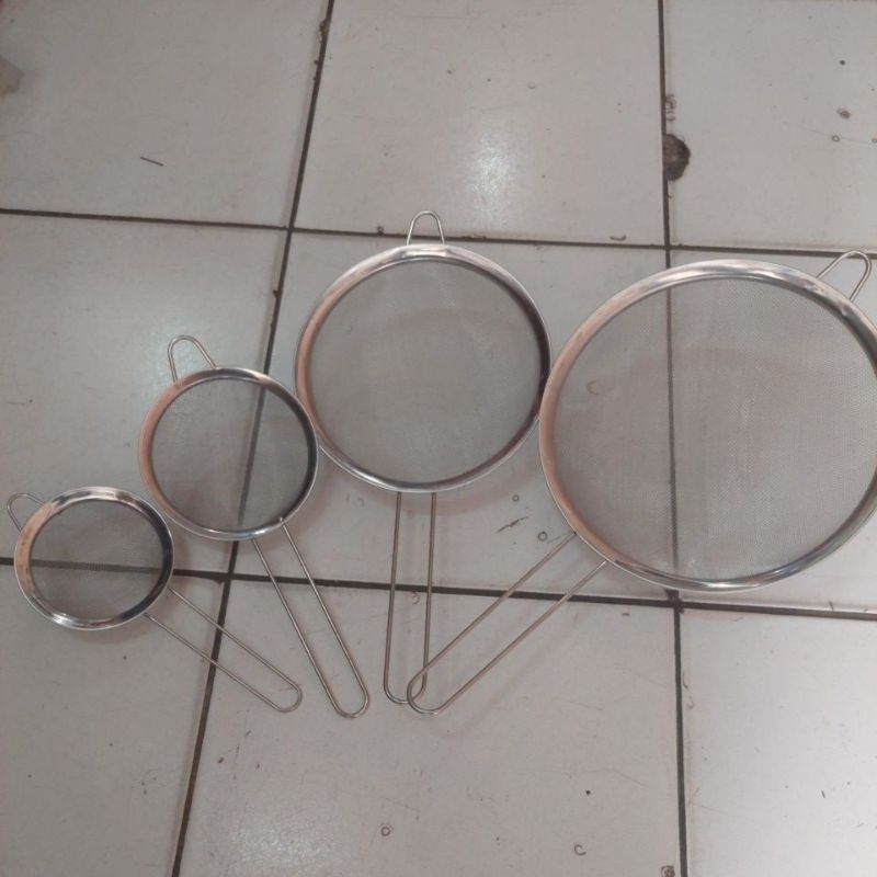 Saringan gorengan - saringan stainless - saringan minyak - saringan ampas gorengan