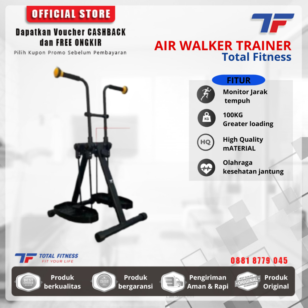 Alat fitness terapi Air walker Trainer