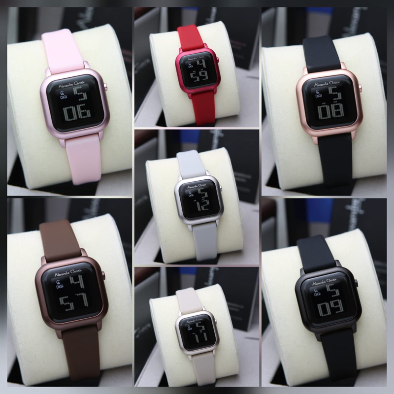 ALEXANDRE CHRISTIE WANITA AC9392 / AC 9392 DIGITAL ORIGINAL GARANSI RESMI 1 TAHUN