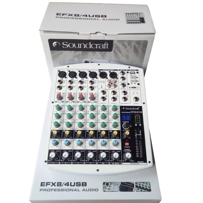 Mixer EFX 8/4 USB SOUNDCRAFT Efx8/4 usb 8 Chanel
