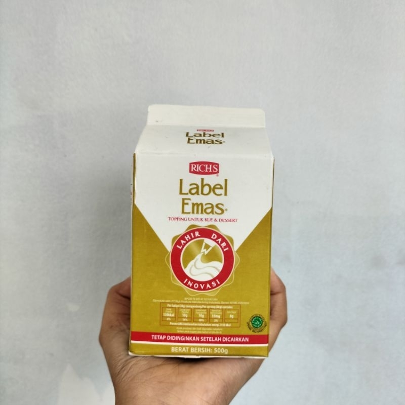 

[Whispers] Rich Gold Whip Cream kemasan 500 gr (Via Grab/Gojek Instan)