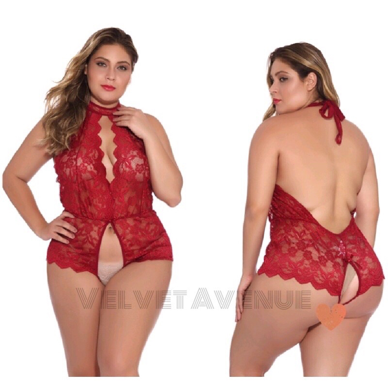 Penawaran Terbatas Lingerie Teddies Seksi Sexy Valerie Lace Kostum Bodysuit Bodystocking Open
