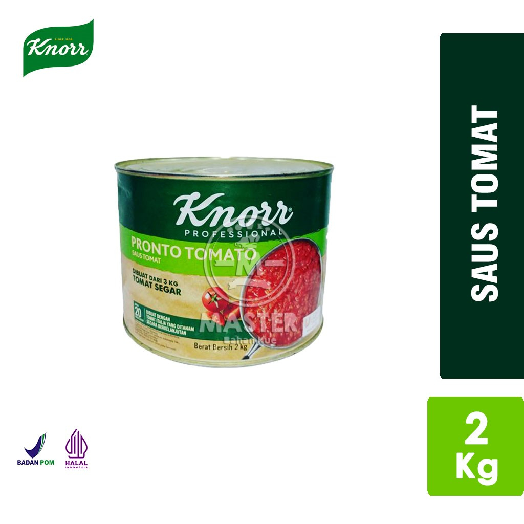 

Saus Tomat Knorr / Pronto Tomato Sauce Knorr [Kaleng 2 Kg]