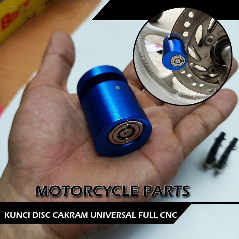 Gembok cakram cnc model bulat, kunci cakram bulat
