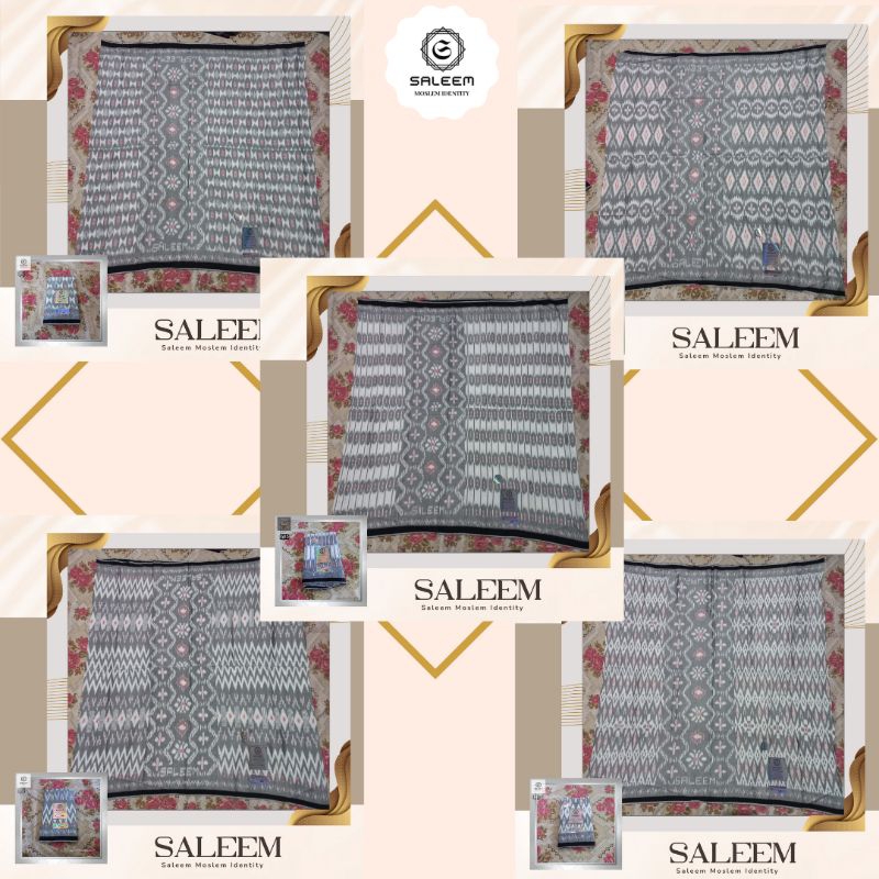 SARUNG GOYOR BOTOL SALEEM PUTIH / ABU2 - GOYOR PUTIH - GOYOR ABU2 - GOYOR ATBM -ATBM SARUNG GOYOR TO