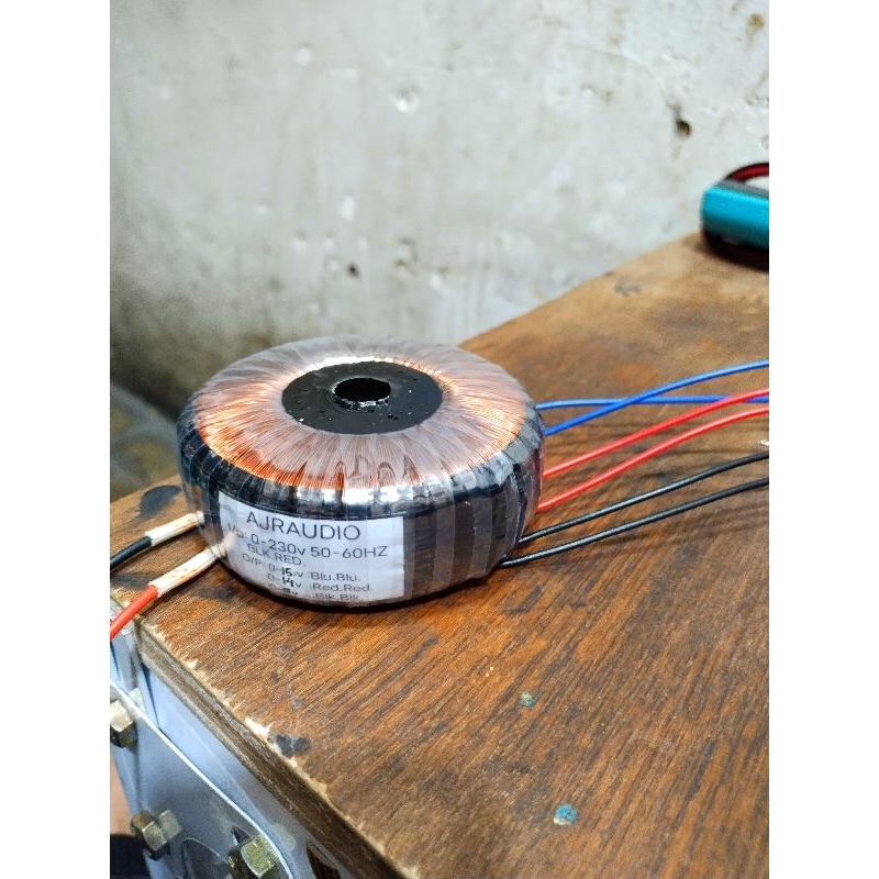 Trafo toroid epek gitar 0-15v 0-14v 0-9v