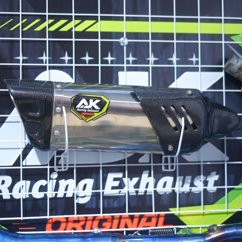 KNALPOT OROGINAL AJK GP1 UNTUK MOTOR NINJA ZX25RR ZX25R R6