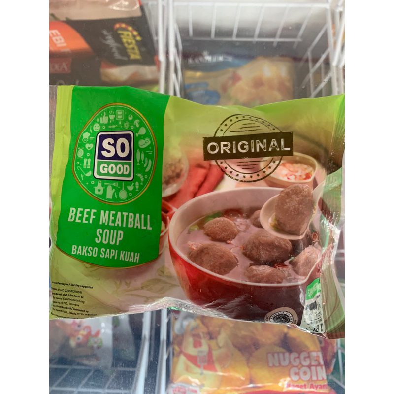 

So Good bakso sapi + bumbu