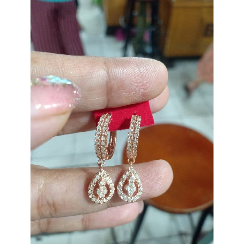 Anting Ring Labu Berlian Medan