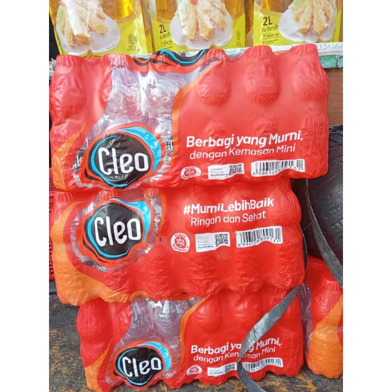 

cleo mini air mineral kemasan 220ml x 24 botol