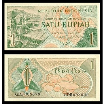 Uang Kuno INDONESIA 1 Rupiah 1961
