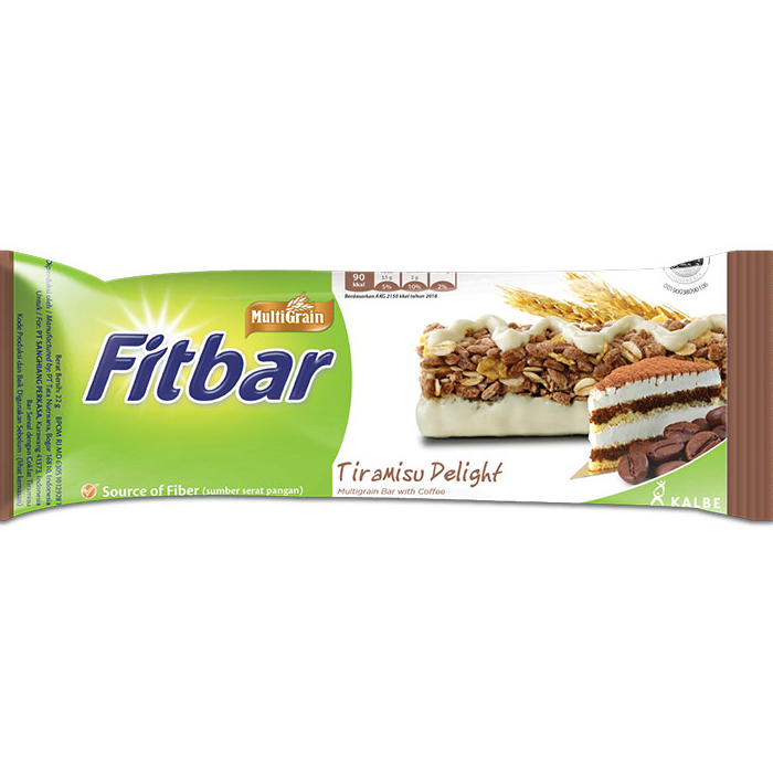 

Fitbar Tiramisu Multigrain Bar 22g