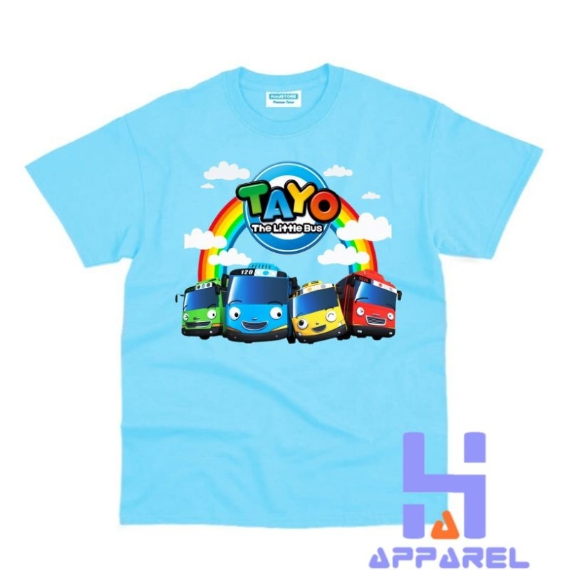 BAJU ANAK KAOS ANAK TAYO THE LITTLE BUS