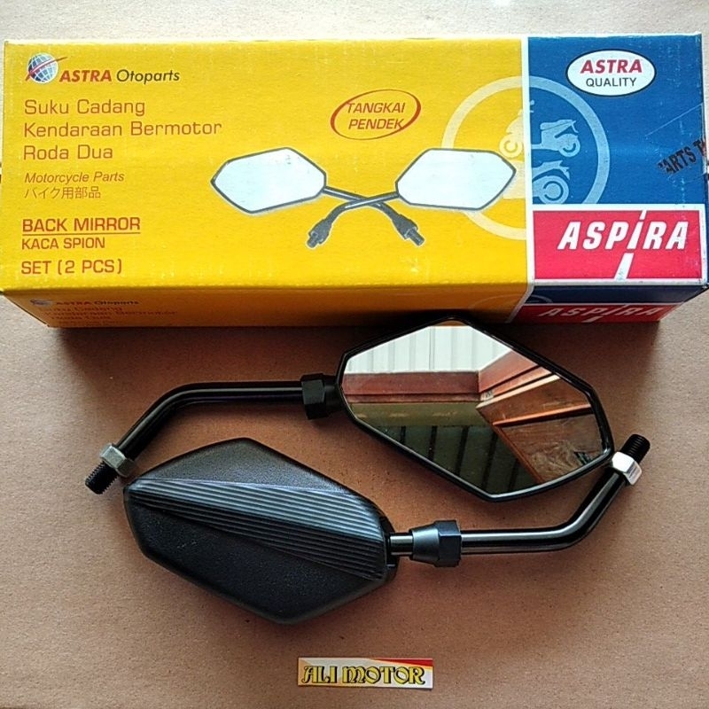 Kaca spion motor YAMAHA ( KOTAK ) vixion mio vega jupiter fiz r 12-BM02-M10BYR ori ASPIRA