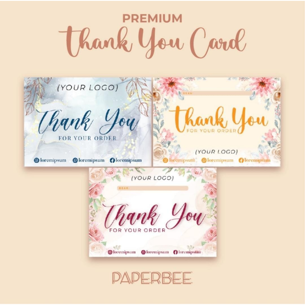 [TYO] Kartu Ucapan / Greeting Card Terimakasih / Thankyou untuk Teman / Pacar / Suami / Istri / Onli
