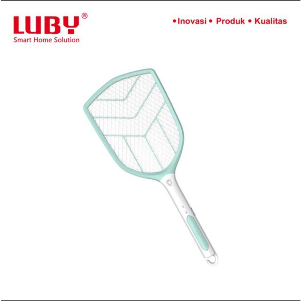 RAKET NYAMUK CHARGE LISTRIK MERK LUBY L-3839 BATERE LITHIUM SUPER JUMBO SIZE